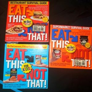 : Eat This Not That For bundle of 3 Books . To help you make better food choices